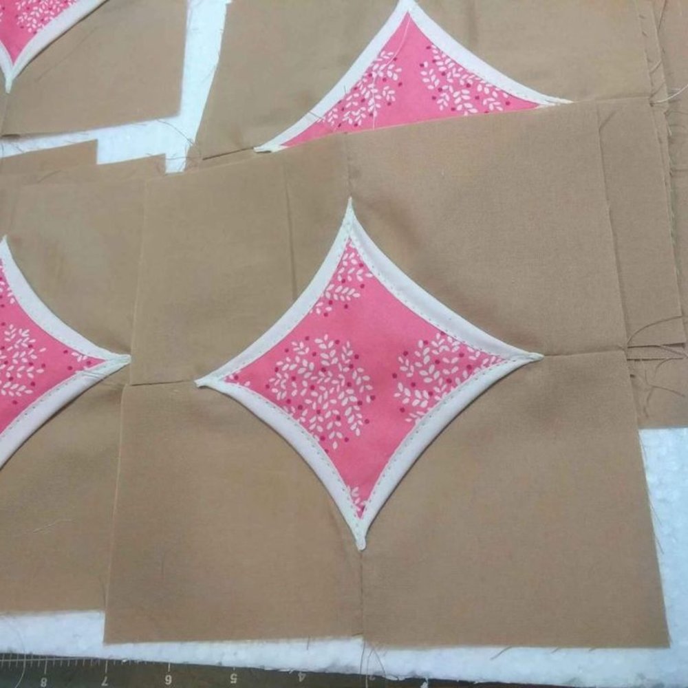 18 pc Quilt Block New Fabric Sewing Patchwork #0010 Craft Gift Block 7.2…